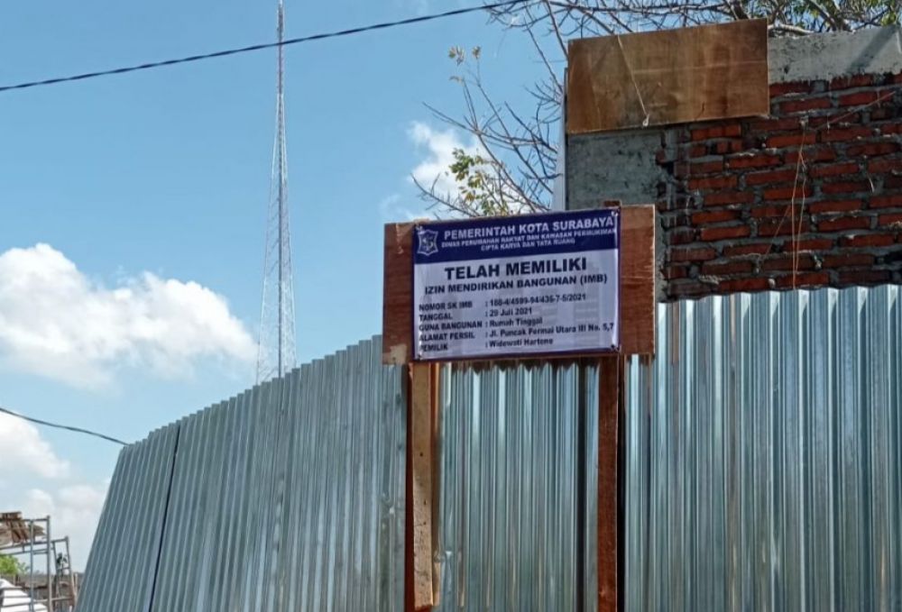 Terbit di Objek Sengketa, IMB Atas Nama Widowati Hartono