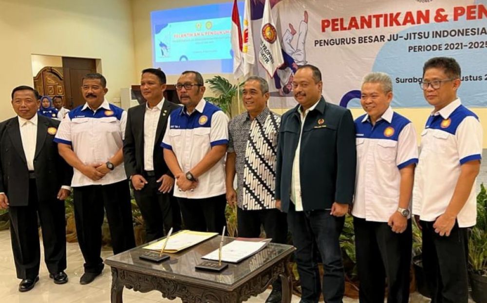 MOU,  Uiversitas Wijaya Putra Surabaya Dengan KONI Jatim (foto istimewa)