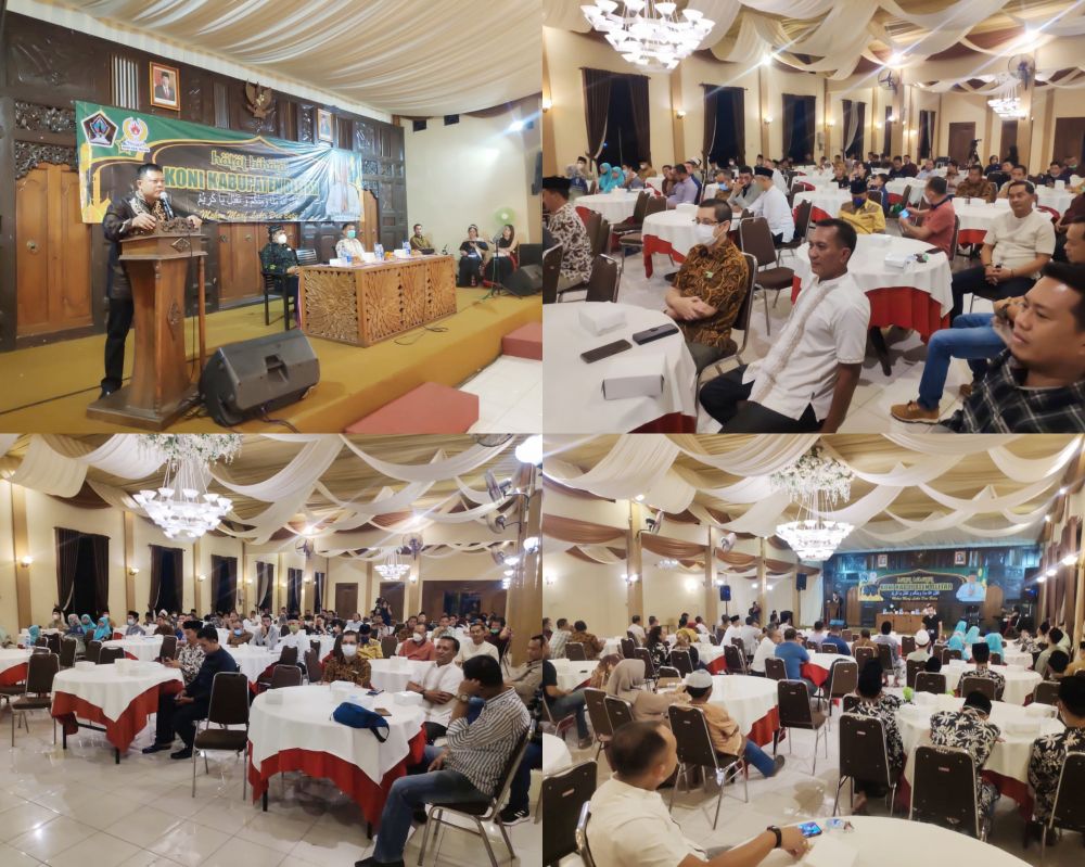 KONI Kabupaten Blitar Gelar Halal Bihalal Bersama Seluruh Cabang Olahraga Kabupaten Blitar