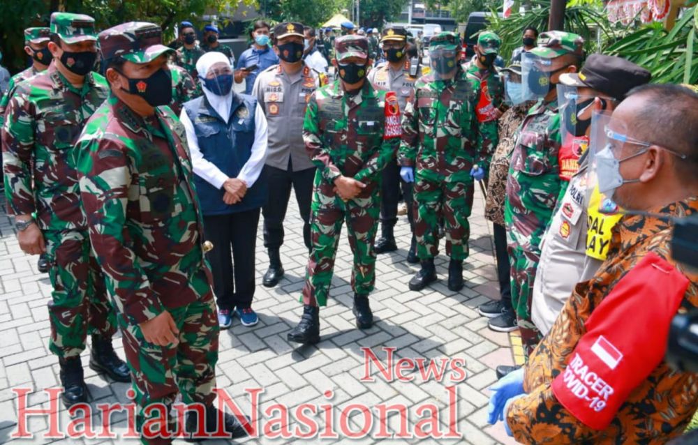 Zona Merah, Panglima TNI Intruksikan Bombardir RT Dengan Prokes Ketat
