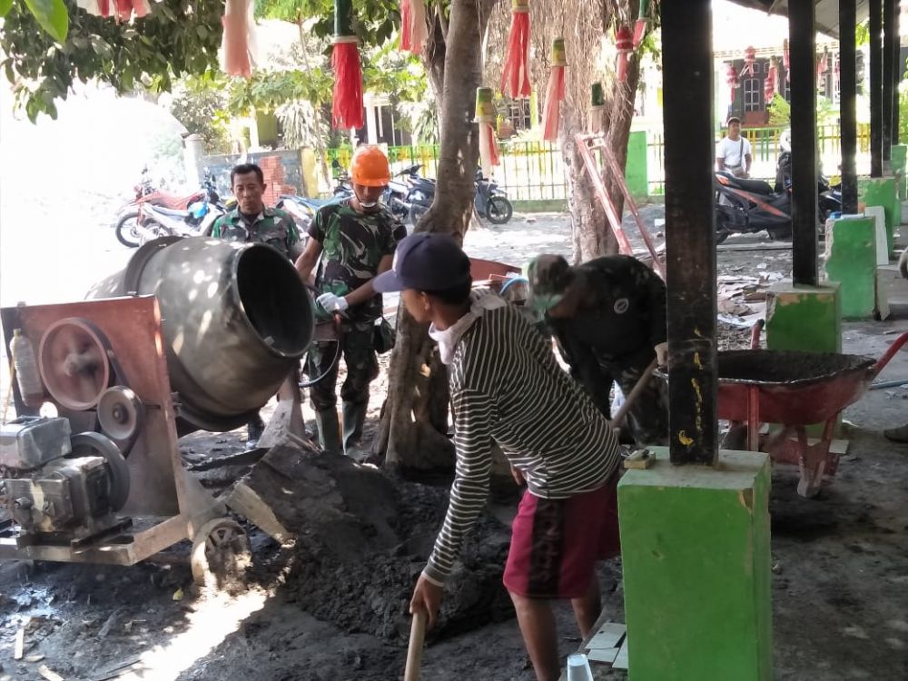 Perehaban SDN Kupang Adalah Wujud Kepedulian TNI Pada Generasi Muda