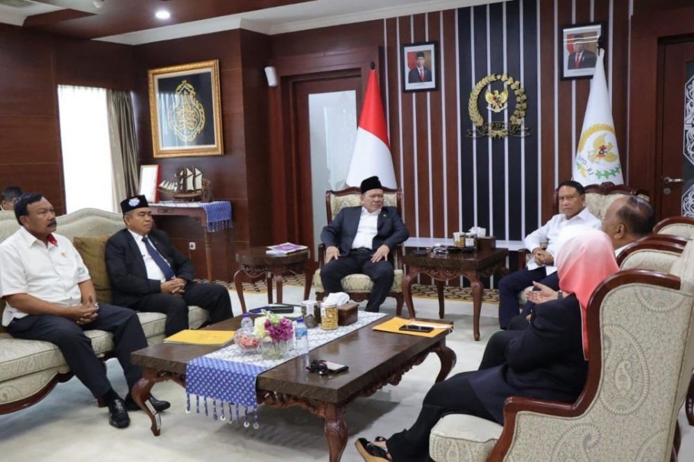 Bahas Perkembangan PB Muaythai Indonesia, Menpora dan Ketua KONI Temui Ketua DPD RI