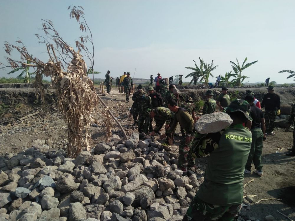 Pembangunan Plengsengan Oleh Satgas TMMD Berpotensi Airi Lahan 500 H