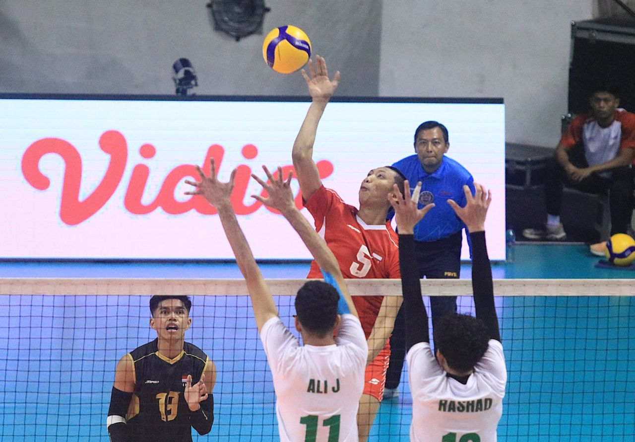 Indonesia Pastikan ke Perempat Final 22nd AVC Mens U20 Volleyball Championship 2024