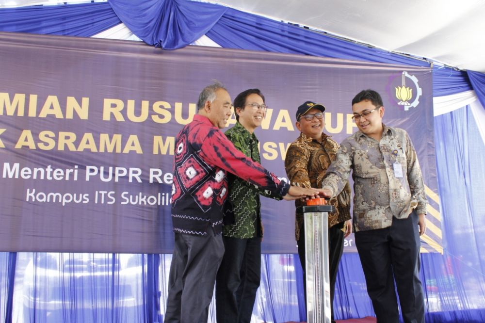 ITS Resmi Manfaatkan Rusunawa Mahasiswa Milik Kementerian PUPR